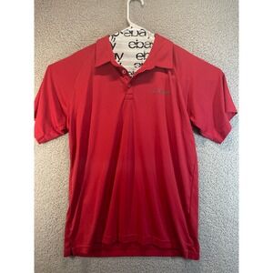 Colombia Shirt‎ Men's Large Polo Short Sleeve shirt Red